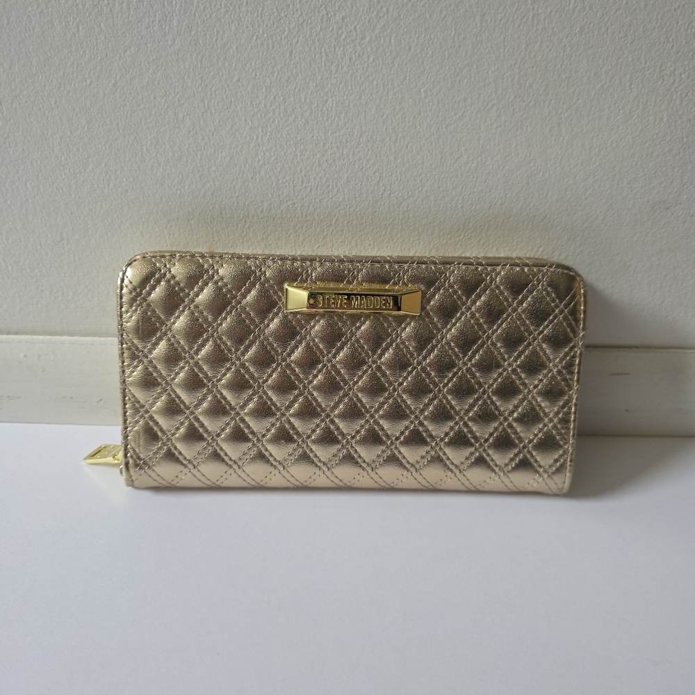 Steve Madden Gold Wallet